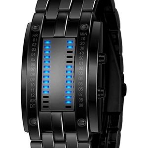 Binary luminescent watch